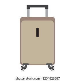 Isolated travel suitcase icon. Vector illustration design