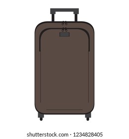 Isolated travel suitcase icon. Vector illustration design
