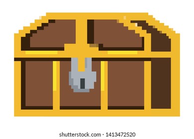 Isolated treasure chest design vector illustration