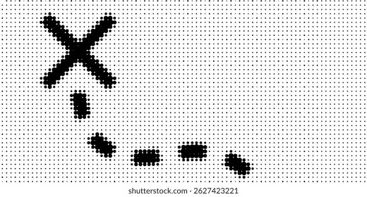 Isolated treasure map with x marking the spot