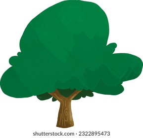 dibujo aislado de hierba arbórea
