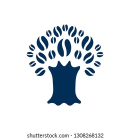 Isolated tree icon symbol on clean background. Vector timber element in trendy style.