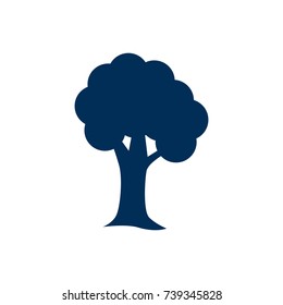 Isolated Tree Icon Symbol On Clean Background. Vector Wood Element In Trendy Style.