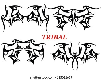 isolated tribal tattoo