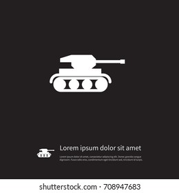 Isolated Troops Icon. Artillery Vector Element Can Be Used For Artillery, Warfare, Troops Design Concept.