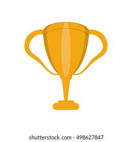 Isolated trophy cup design