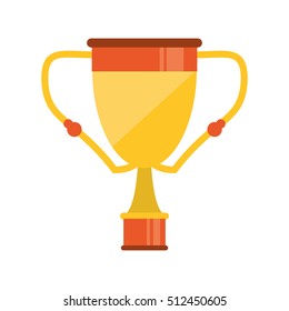 Isolated trophy cup design