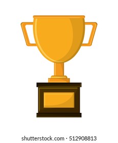 Isolated trophy cup design
