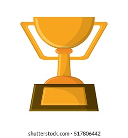 Isolated trophy cup design