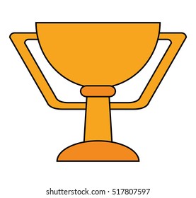 Isolated trophy cup design