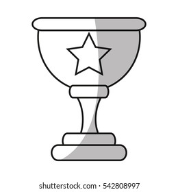 Isolated trophy cup design
