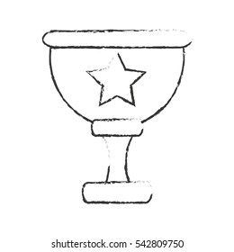 Isolated trophy cup design