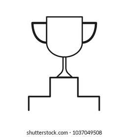 Isolated trophy design
