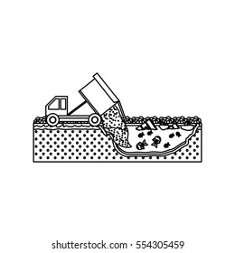 Isolated truck and pollution design
