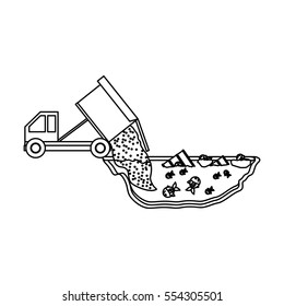 Isolated truck and pollution design