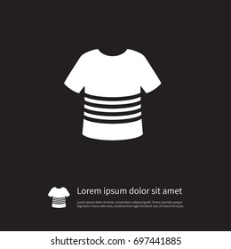 Isolated T-Shirt Icon. Casual Vector Element Can Be Used For T-Shirt, Apparel, Casual Design Concept.
