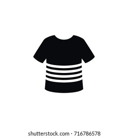 Isolated T-Shirt Icon. Casual Vector Element Can Be Used For T-Shirt, Apparel, Casual Design Concept.