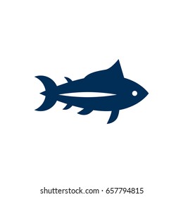 Isolated Tuna Icon Symbol On Clean Background. Vector Tunny Element In Trendy Style.