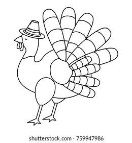Isolated turkey design