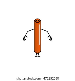 Isolated typography of a number for kids, Vector illustration