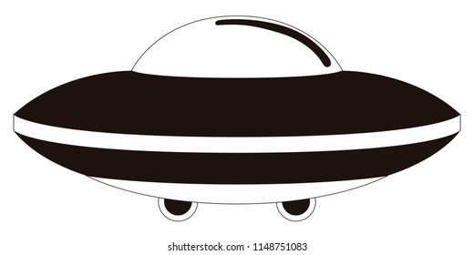 Isolated ufo toy icon