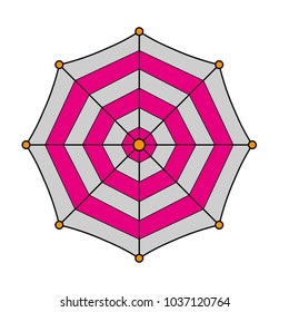 Isolated umbrella design