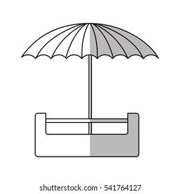 Isolated umbrella design