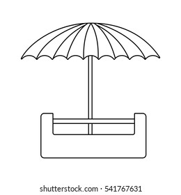 Isolated umbrella design