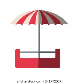 Isolated umbrella design