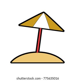 Isolated umbrella design