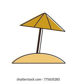Isolated umbrella design