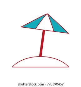 Isolated umbrella design