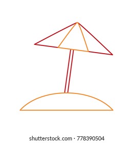 Isolated umbrella design