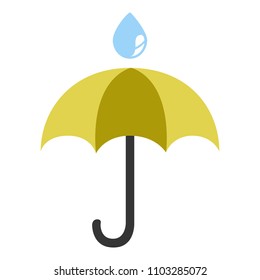 Isolated umbrella icon