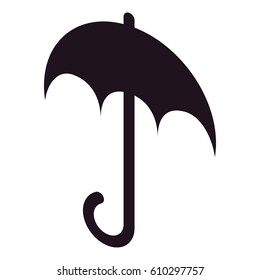Isolated umbrella icon on a white background, Vector illustration