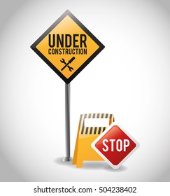 Isolated under construction design design
