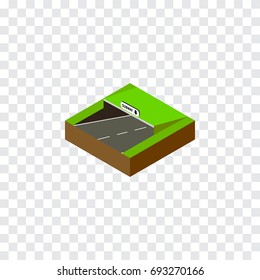 Isolated Underground Isometric. Subway Vector Element Can Be Used For Subway, Underground, Road Design Concept.
