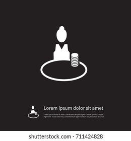 Isolated Uniform Icon. Personnel Vector Element Can Be Used For Uniform, Personnel, Croupier Design Concept.