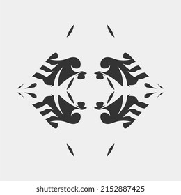 isolated unique illustration vector for tattoo or other suitable