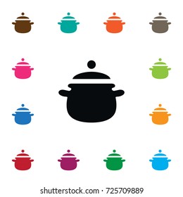 Isolated Utensil Icon. Pan Vector Element Can Be Used For Utensil, Pan, Saucepan Design Concept.