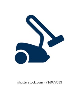 Isolated Vacuum Cleaner Icon Symbol On Clean Background. Vector Hoover Element In Trendy Style.