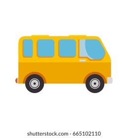 isolated van car