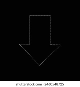 Isolated vector arrows, hand drawn on a white background. eps10.