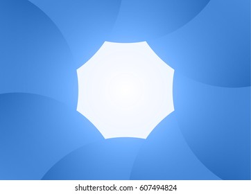 Isolated vector background that consists of gradient circles, forming the pattern. Abstract illustration is well suited for the screen (web, mobile app, video, etc.)