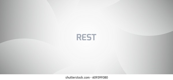 Isolated vector background that symbolizes rest and consists of gradient circles, forming the pattern. Abstract illustration is well suited for the screen (web, mobile app, video, etc.)