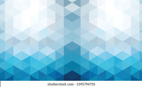 Isolated vector blue Abstract background. The blue triangle. Abstract blue background. For website or graphic designs