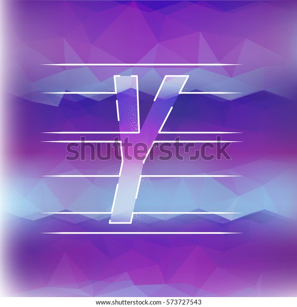 Isolated Vector Clipart Y Letter On Stock Vector (Royalty Free ...