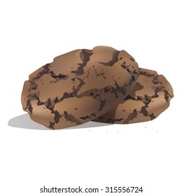 isolated vector cookies