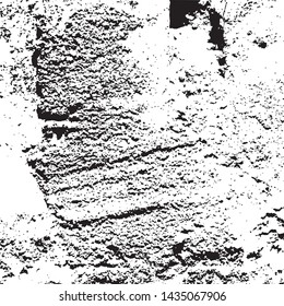 Isolated vector dirty, rough, grunge texture, can be suitable for cute illustration or placed over any logo, photograph or poster. Ideal for your most darkest design fantasies.