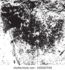 Isolated vector dirty, rough, grunge texture, can be suitable for cute illustration or placed over any logo, photograph or poster. Ideal for your most darkest design fantasies.